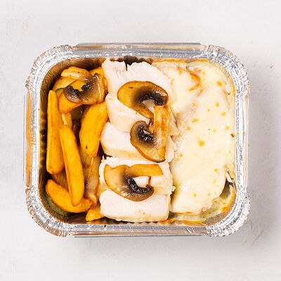 Жульен с куриным филе и грибами в Pizza Sun по цене 349 ₽