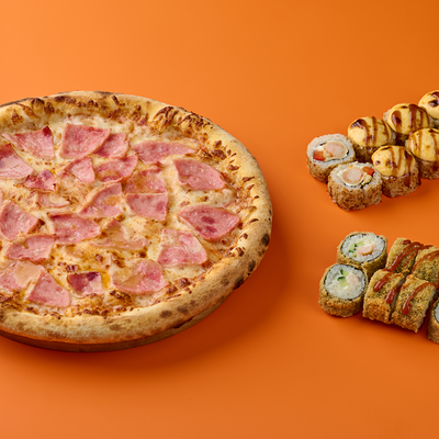 Комбо 2 ролла и пицца в Сушилка по цене 1590 ₽