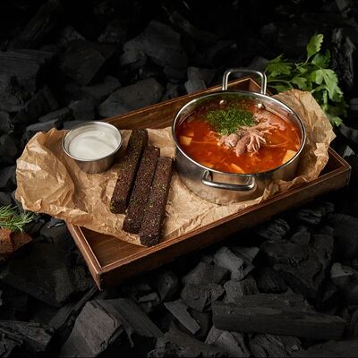 Щи с грибами в Гвозди по цене 590 ₽