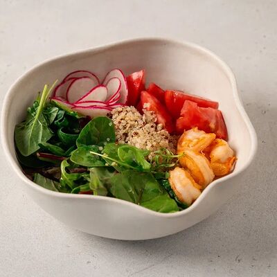 Боул с креветкой и киноа в Hug по цене 650 ₽