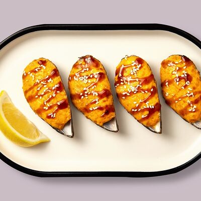 Мидии запечённые фуди в Фуди Люди по цене 599 ₽