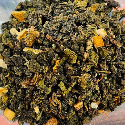 Апельсиновый улун, чай листовой зелёный ароматизированный в Зелёный Домик по цене 150 ₽