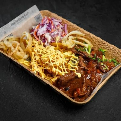 Meatbox №2. Томлёная мраморная говядина с Коул слоу в Праймбиф бар по цене 910 ₽