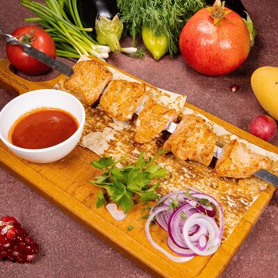 Шашлык из индейки в Чичилаки по цене 850 ₽