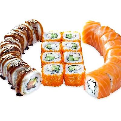 3 хита.24шт в Home Sushi Express по цене 1399 ₽