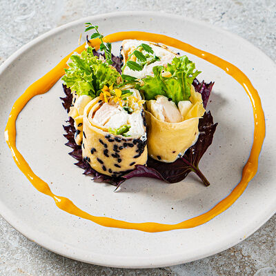 Ролл с курицей, апельсином и сыр в Blackberry по цене 9 р.