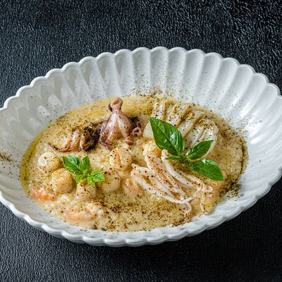Ризотто с морепродуктами в Florentini City Café по цене 1470 ₽