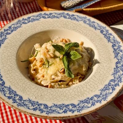 Феттуччине четыре сыра в La casa della pasta по цене 750 ₽