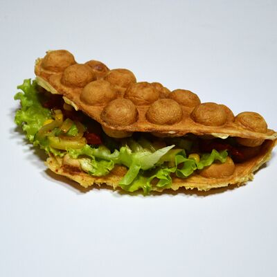 Вафля Нежная с песто в Пышки и вафли по цене 430 ₽