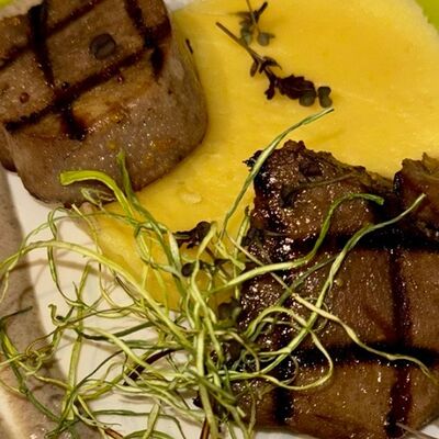 Нежный язык с гречетто в La vino по цене 860 ₽