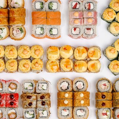 Сет Мега в Филка роллы по цене 4365 ₽