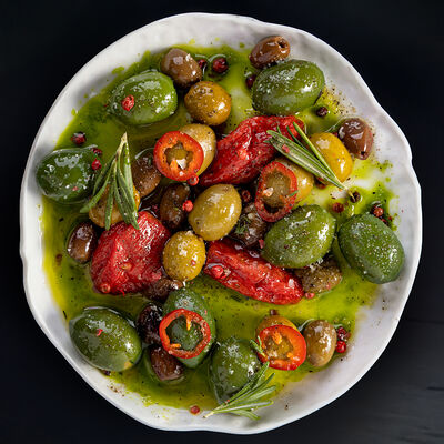 Оливки каламато в маринаде из оливкового масла в Морской по цене 750 ₽