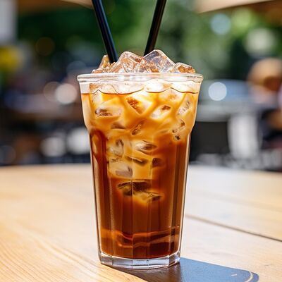 Бабл ти с кофе в Panda bubblefresh по цене 380 ₽