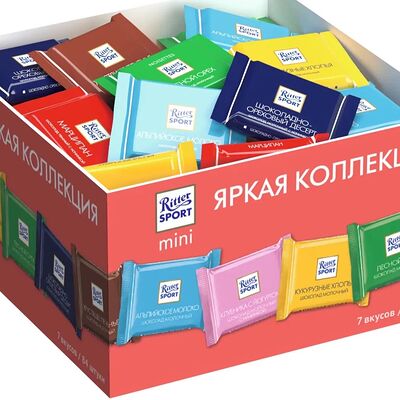 Шоколад Ritter Sport mini в Bubble Dzen по цене 60 ₽