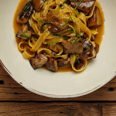 Паста с белыми грибами в Pinch по цене 1450 ₽