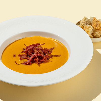 Крем-суп из чечевицы с копченостями в Сицилия по цене 520 ₽