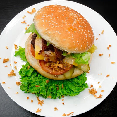 Бифбургер в Пицца тот по цене 500 ₽