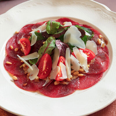 Карпаччо из алтайского марала в Сандуны Урал по цене 1050 ₽