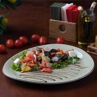 Салат с баклажанами и сыром моцарелла в Лимончини