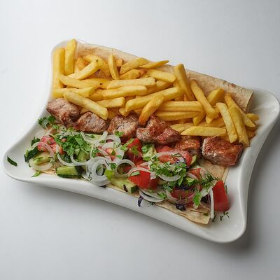 Порция №1 Свинина в Шашлык Бургер по цене 655 ₽