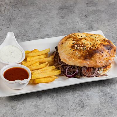 Томбик с фри говяжий в Мармарис по цене 3135 ₸