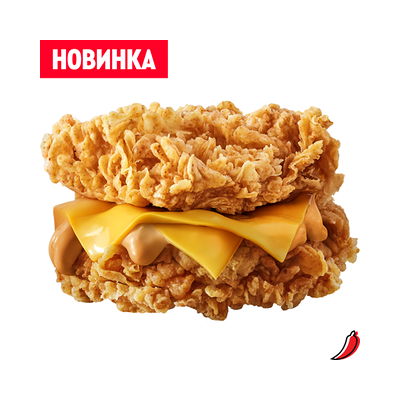 Дабл Чикен острый в ROSTIC’S по цене 371 ₽