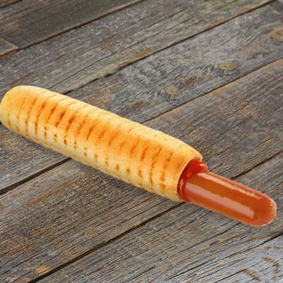 Французский хот-дог с сосиской чили XL в ОблаКафе по цене 339 ₽