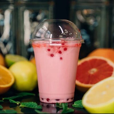 Бабл ти Клубника с молоком в FoodBox по цене 400 ₽