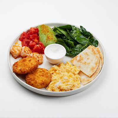 Завтрак Begin с креветкой в Begin cafe по цене 1350 ₽