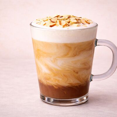 Латте Крем-брюле с миндалём в Lo-Fi Coffee по цене 360 ₽