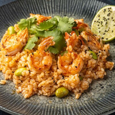 Жареный рис с креветками в Oliva по цене 820 ₽