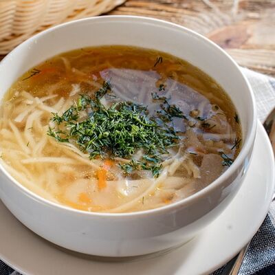 Суп куриный с лапшойв Kirova street по цене 140 ₽