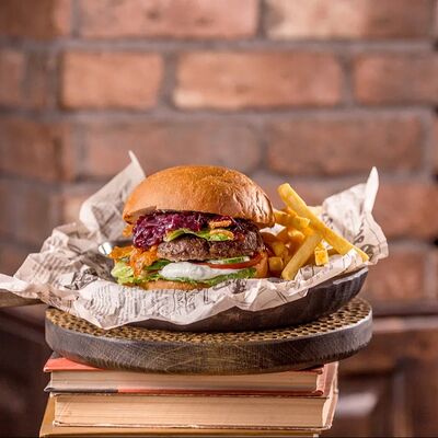 Французский бургер в Дубинин по цене 1138 ₽