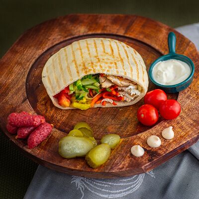 Немецкая в пите в #Шаверма_хауз по цене 410 ₽