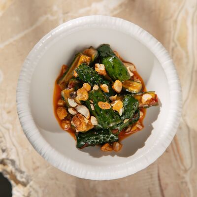 Острые огурцы с кешью в Asian Hands по цене 708 ₽