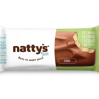 Батончик Nattys Кешью без сахара в Coffee hills по цене 193 ₽