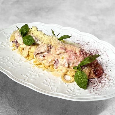 Паста Карбонара в MaMa Mia по цене 459 ₽