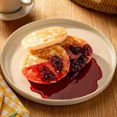 Оладьи с вареньем на выбор в Пока горячее по цене 310 ₽