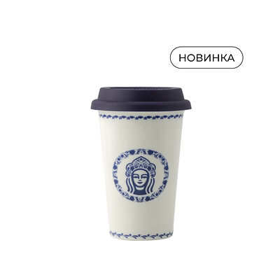 Фарфоровый стакан Гжель x STARS в STARS COFFEE по цене 4365 ₽