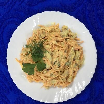 Салат обжорка в Домашняя кухня у Ирмы по цене 155 ₽