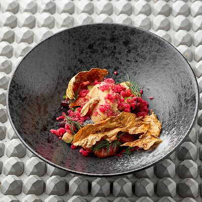 Винегрет с сорбетом из квашеной капустыв KITCHEN по цене 720 ₽