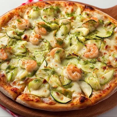 Пицца Креветка кокетка 25 см в Хайп Пицца-бар по цене 1220 ₽