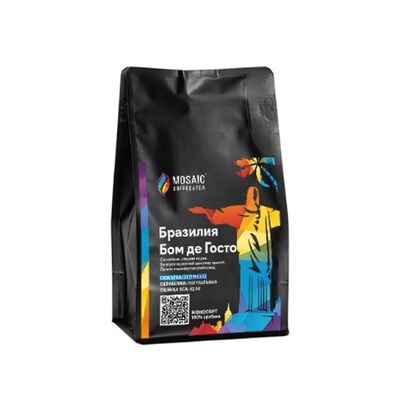 Кофе Бразилия Бом Де Госто, обжарка под эспрессо в MOSAIC coffee&tea по цене 849 ₽