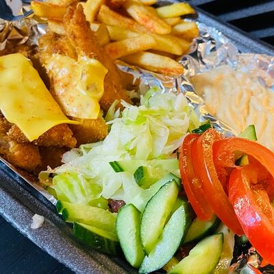 Шаверма на тарелке в Голодный кочевник по цене 540 ₽