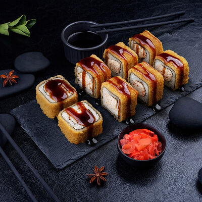 Жареный ролл КаниТепо в Суши даром по цене 219 ₽