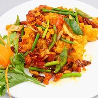 Жареные креветки со специями в Panda Express