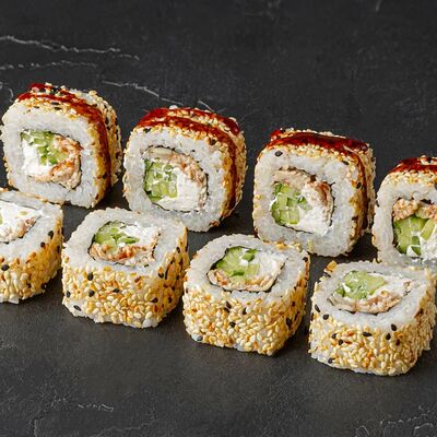 Сливочный угорь в King Kong Pizza & Rolls по цене 695 ₽