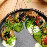 Печеный картофель с тремя видами икры в Есть Today