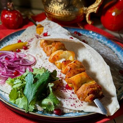 Шашлык из цыплёнка в Куркума по цене 740 ₽