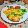 Мясо по-французски с картошкой фри в Станица по цене 682